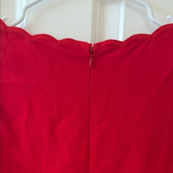 Kate Spade Red Scalloped Dress - Picture 6 of 10